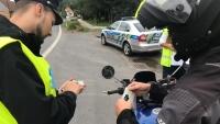 POLICIE kontrola motorka